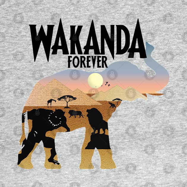 Wakanka the spirit elephant by keshanDSTR